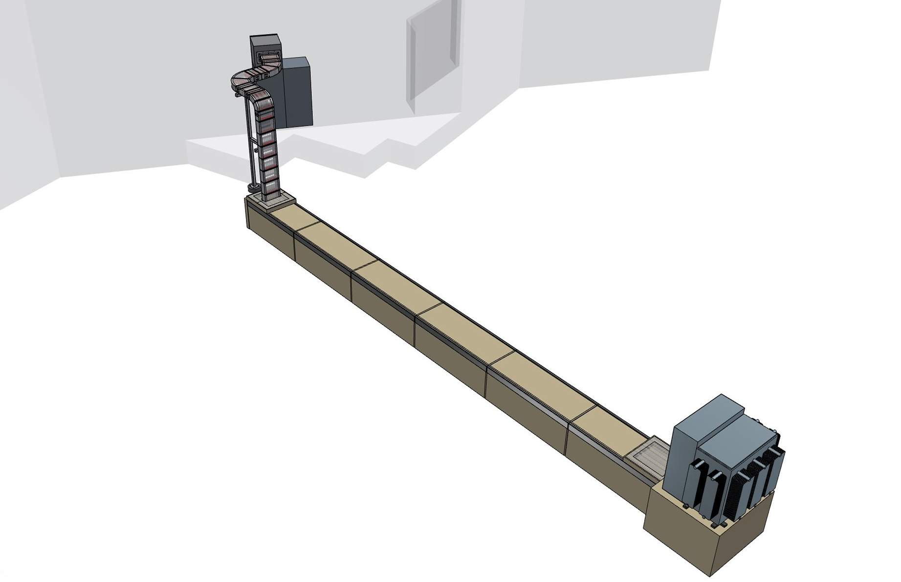 Power Bus Way - 3D Model Routing